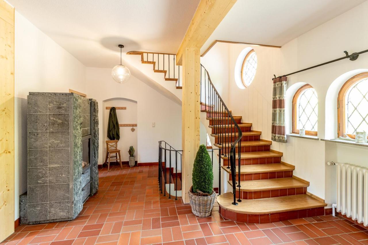 Landhaus Karbach Komplett Oder Einzelne Wohneinheiten Villa Inkl Sauna Bzw Waldhaeuschen Hirten Экстерьер фото