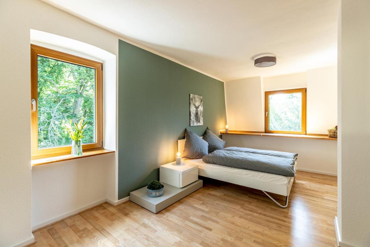 Landhaus Karbach Komplett Oder Einzelne Wohneinheiten Villa Inkl Sauna Bzw Waldhaeuschen Hirten Экстерьер фото
